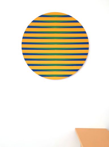 Christian Eder, Horizon, 2025, oil on MDF, 75 cm DM, unique